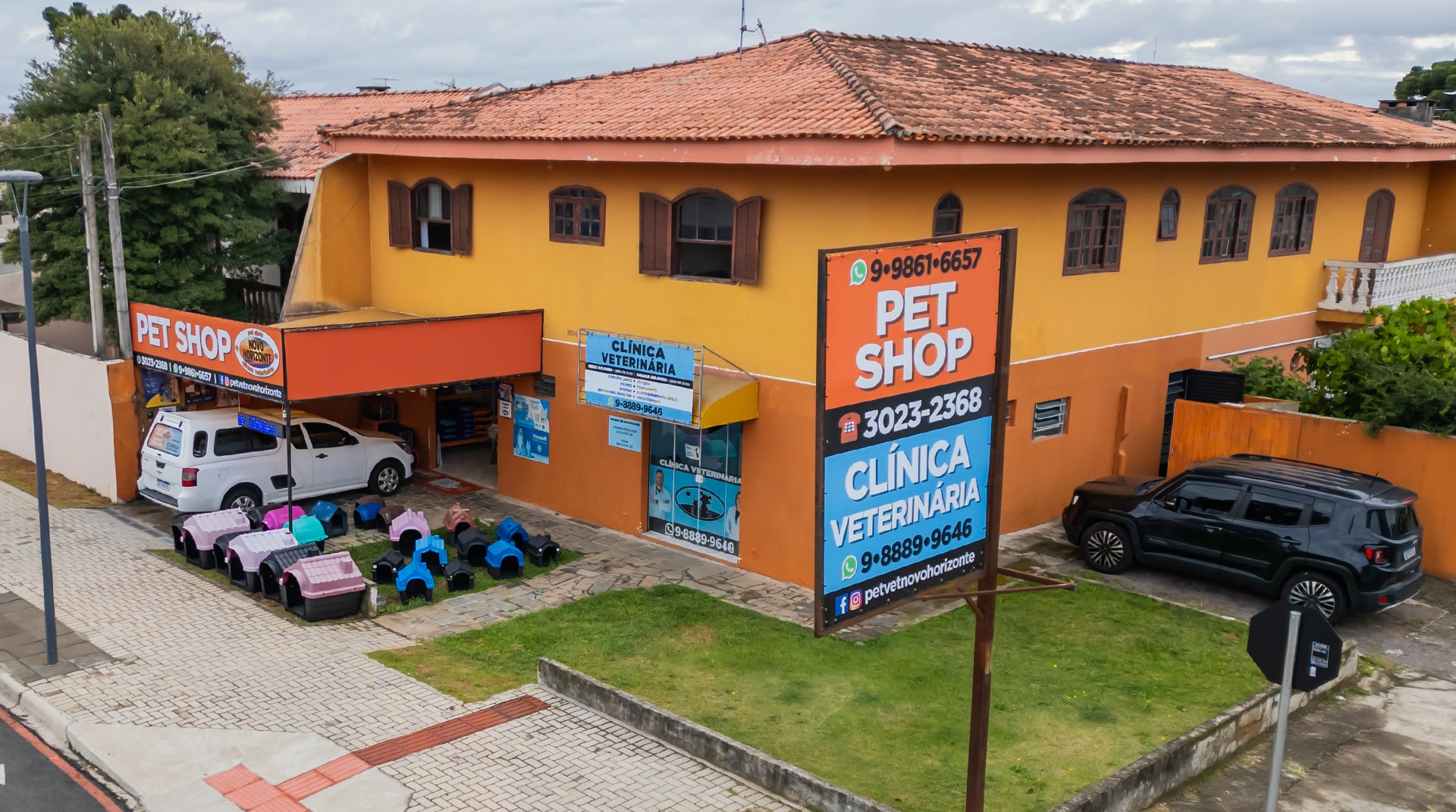 Fachada Novo Horizonte Pet Shop e Clínica Veterinária